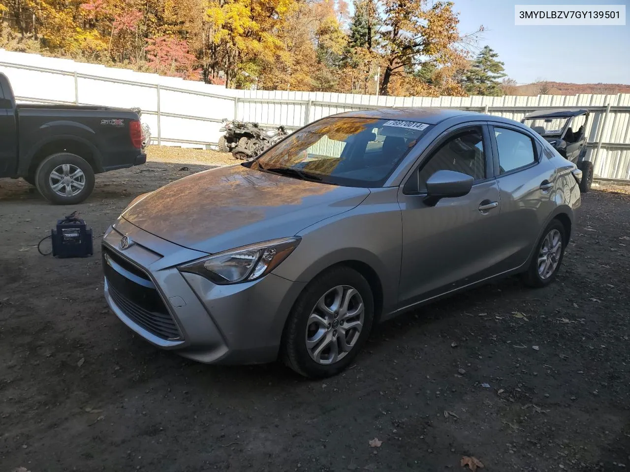 2016 Toyota Scion Ia VIN: 3MYDLBZV7GY139501 Lot: 76970014