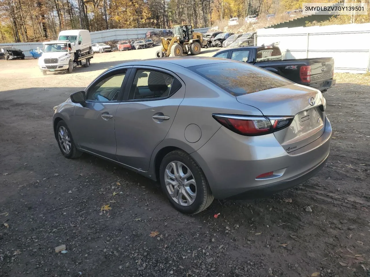 2016 Toyota Scion Ia VIN: 3MYDLBZV7GY139501 Lot: 76970014