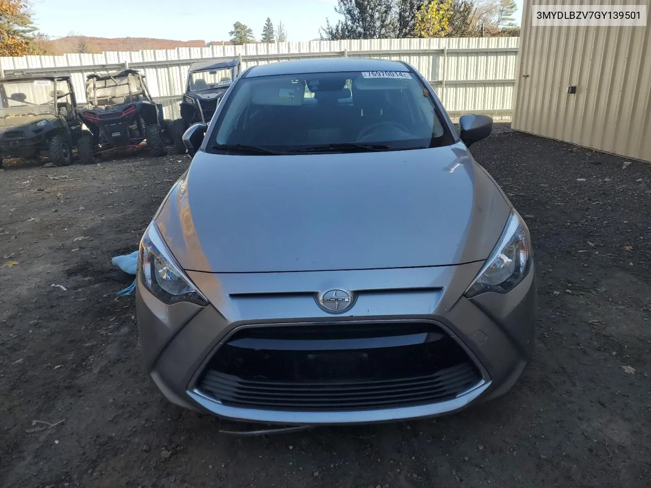 2016 Toyota Scion Ia VIN: 3MYDLBZV7GY139501 Lot: 76970014