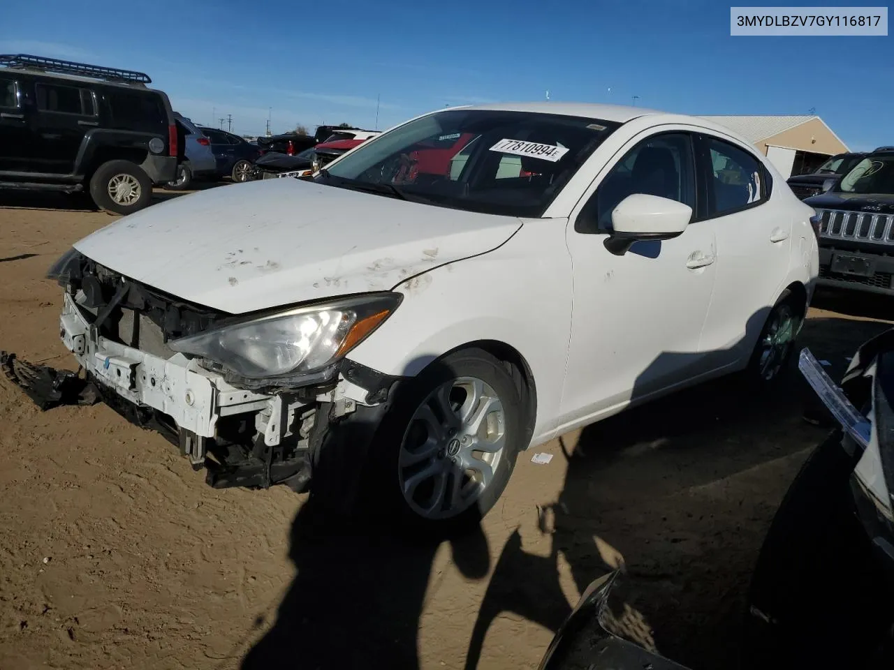 3MYDLBZV7GY116817 2016 Toyota Scion Ia