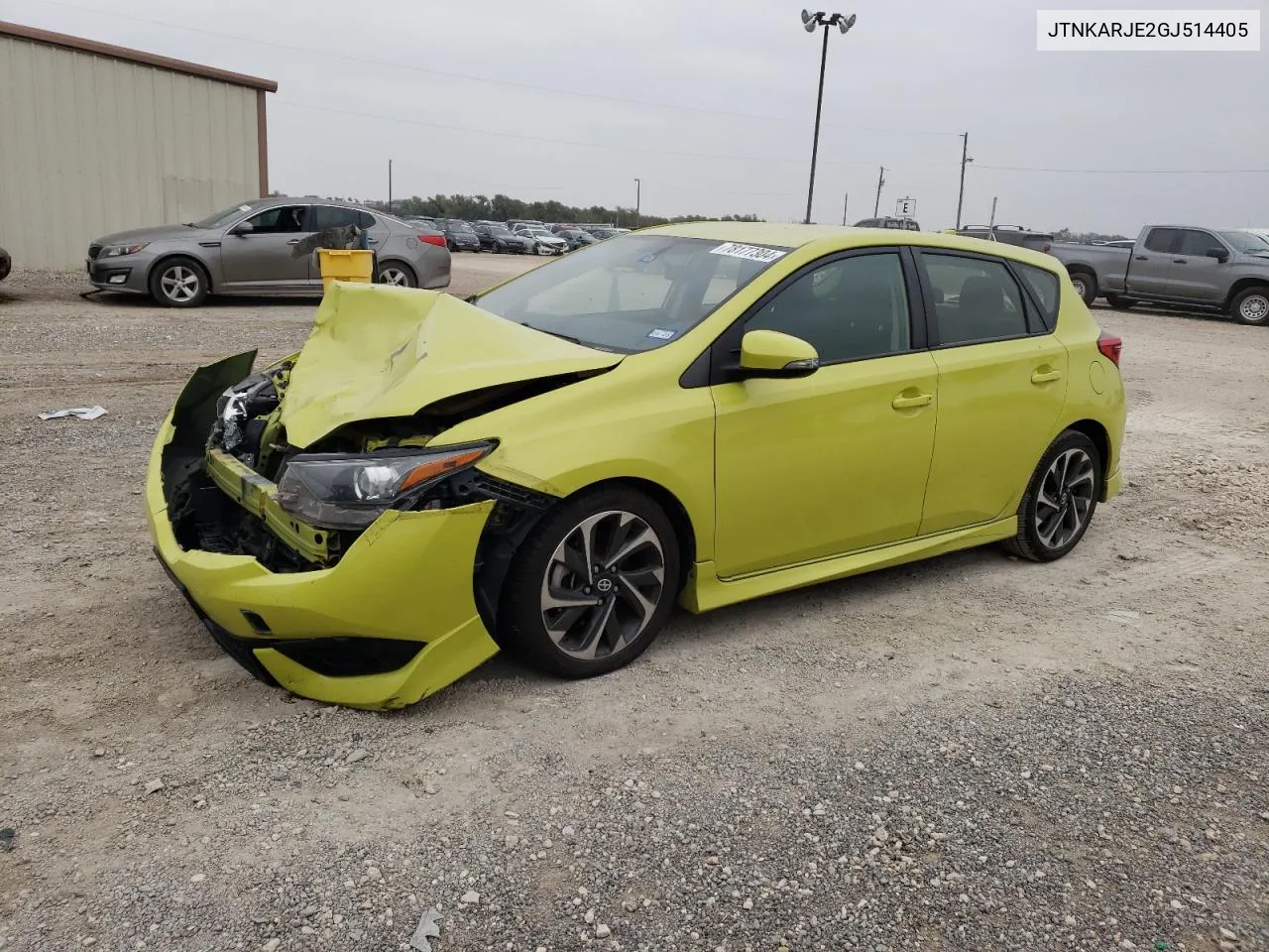 2016 Toyota Scion Im VIN: JTNKARJE2GJ514405 Lot: 78177304