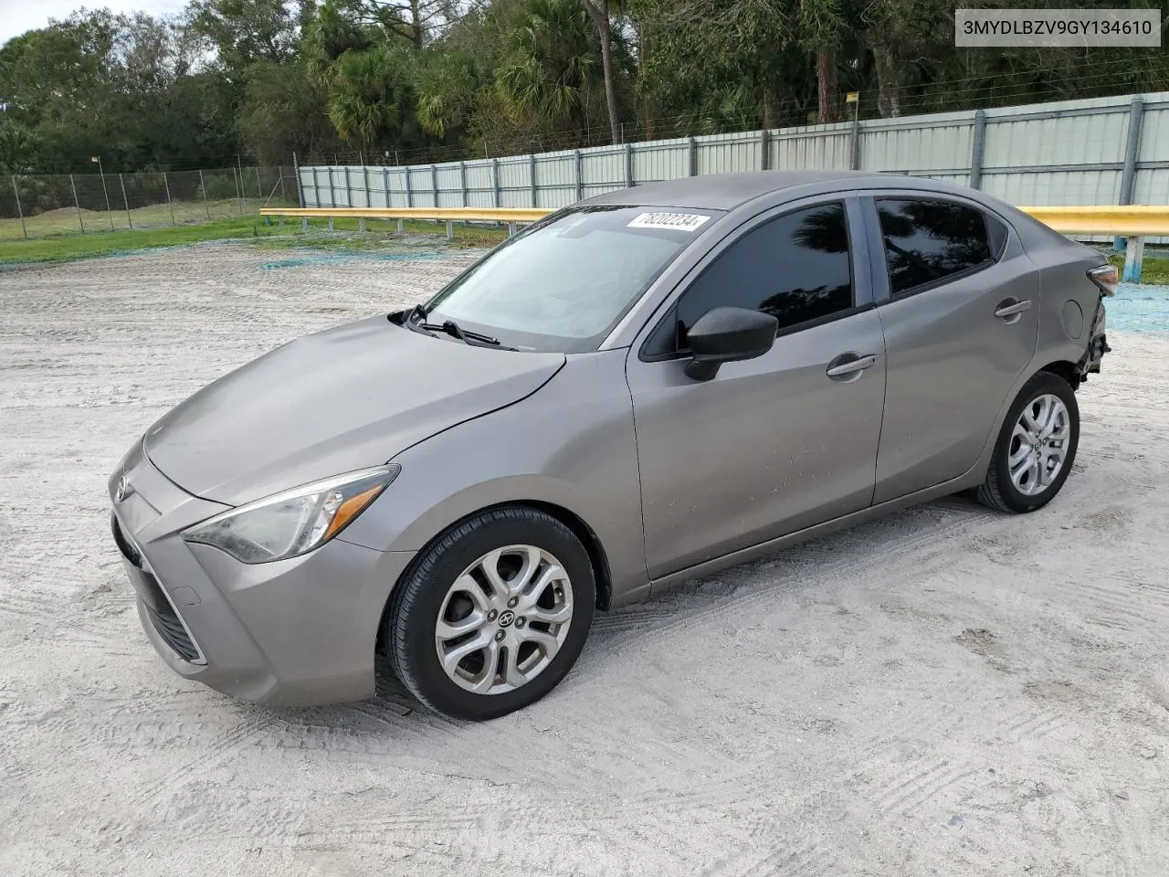 2016 Toyota Scion Ia VIN: 3MYDLBZV9GY134610 Lot: 78202234