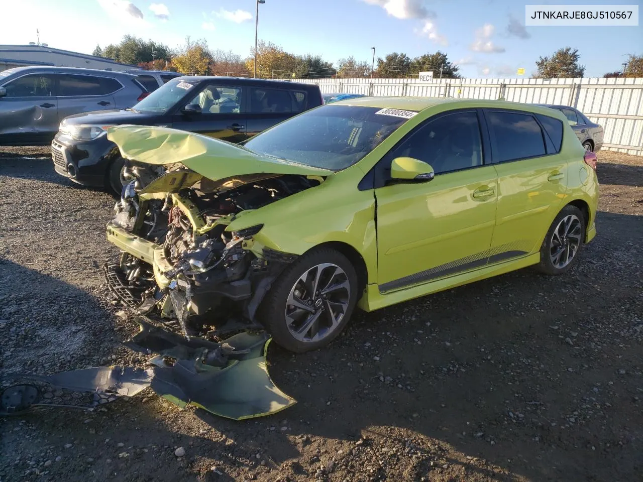 2016 Toyota Scion Im VIN: JTNKARJE8GJ510567 Lot: 80300354