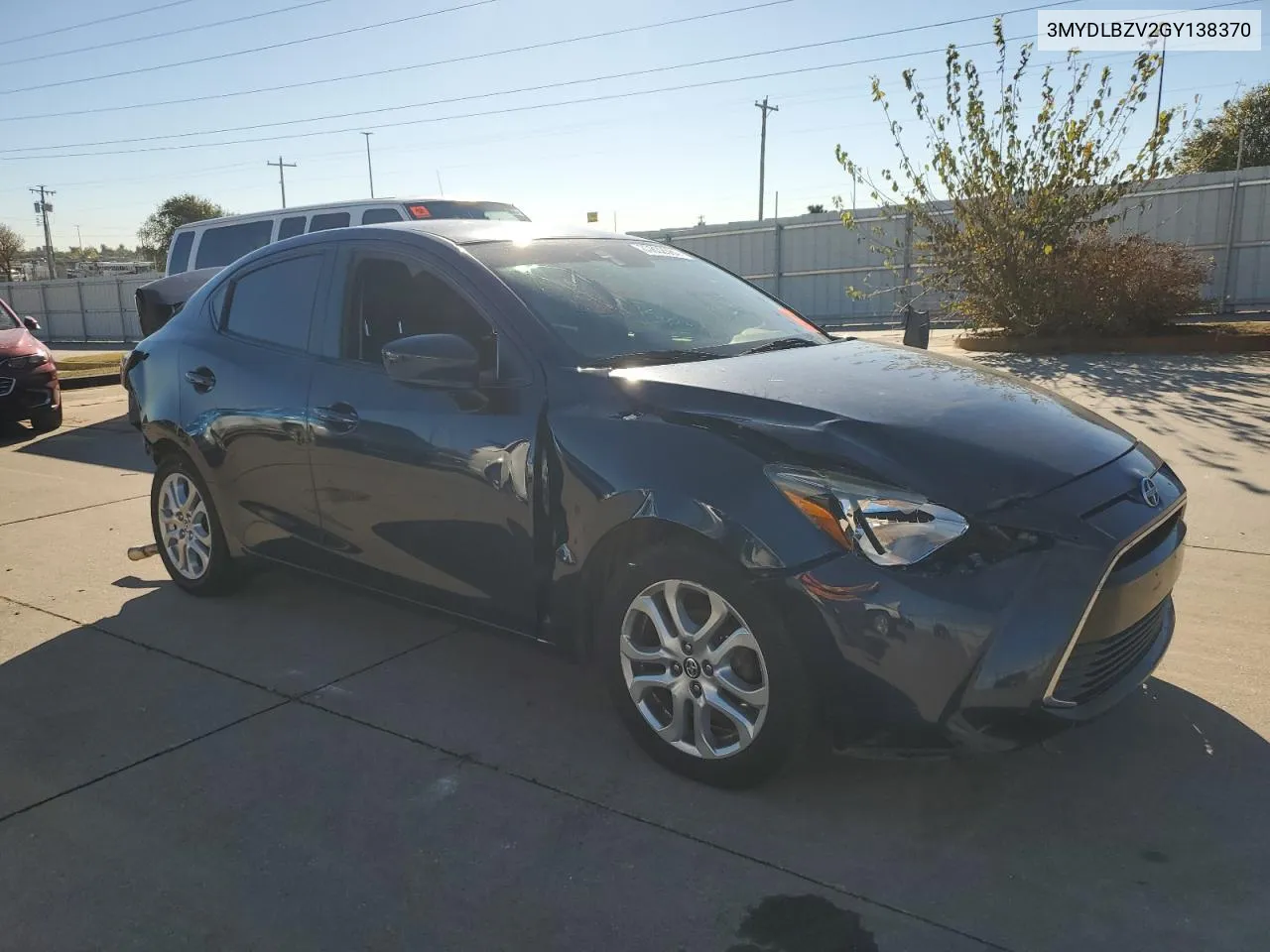 2016 Toyota Scion Ia VIN: 3MYDLBZV2GY138370 Lot: 80832384