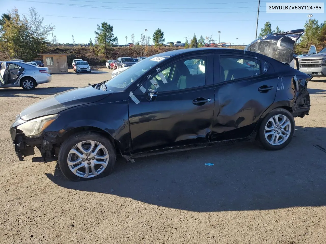 2016 Toyota Scion Ia VIN: 3MYDLBZV5GY124785 Lot: 81291964