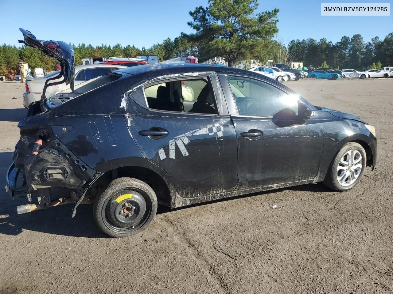 2016 Toyota Scion Ia VIN: 3MYDLBZV5GY124785 Lot: 81291964