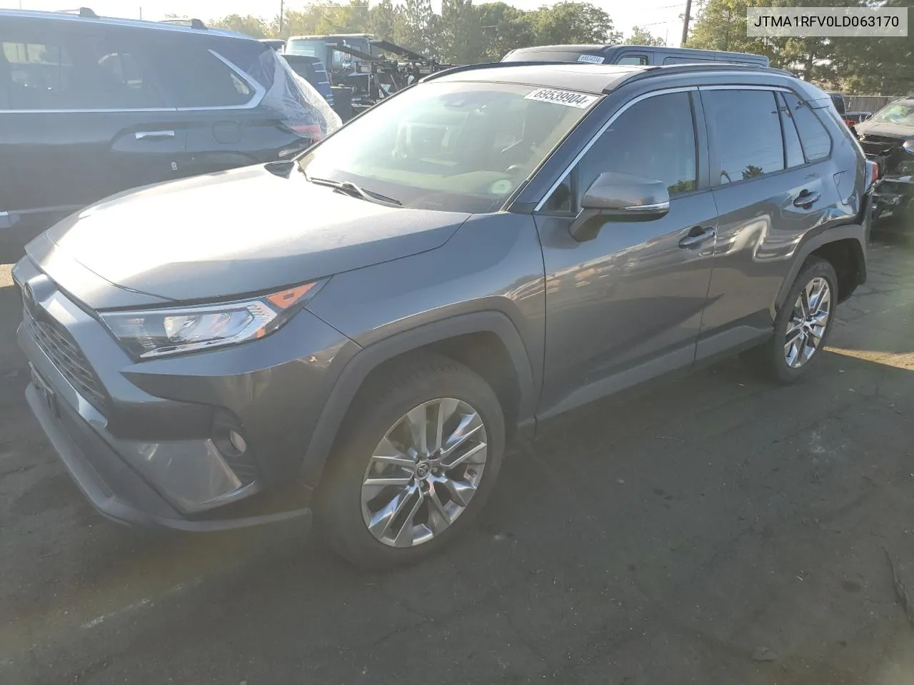 2020 Toyota Rav4 Xle Premium VIN: JTMA1RFV0LD063170 Lot: 69539904