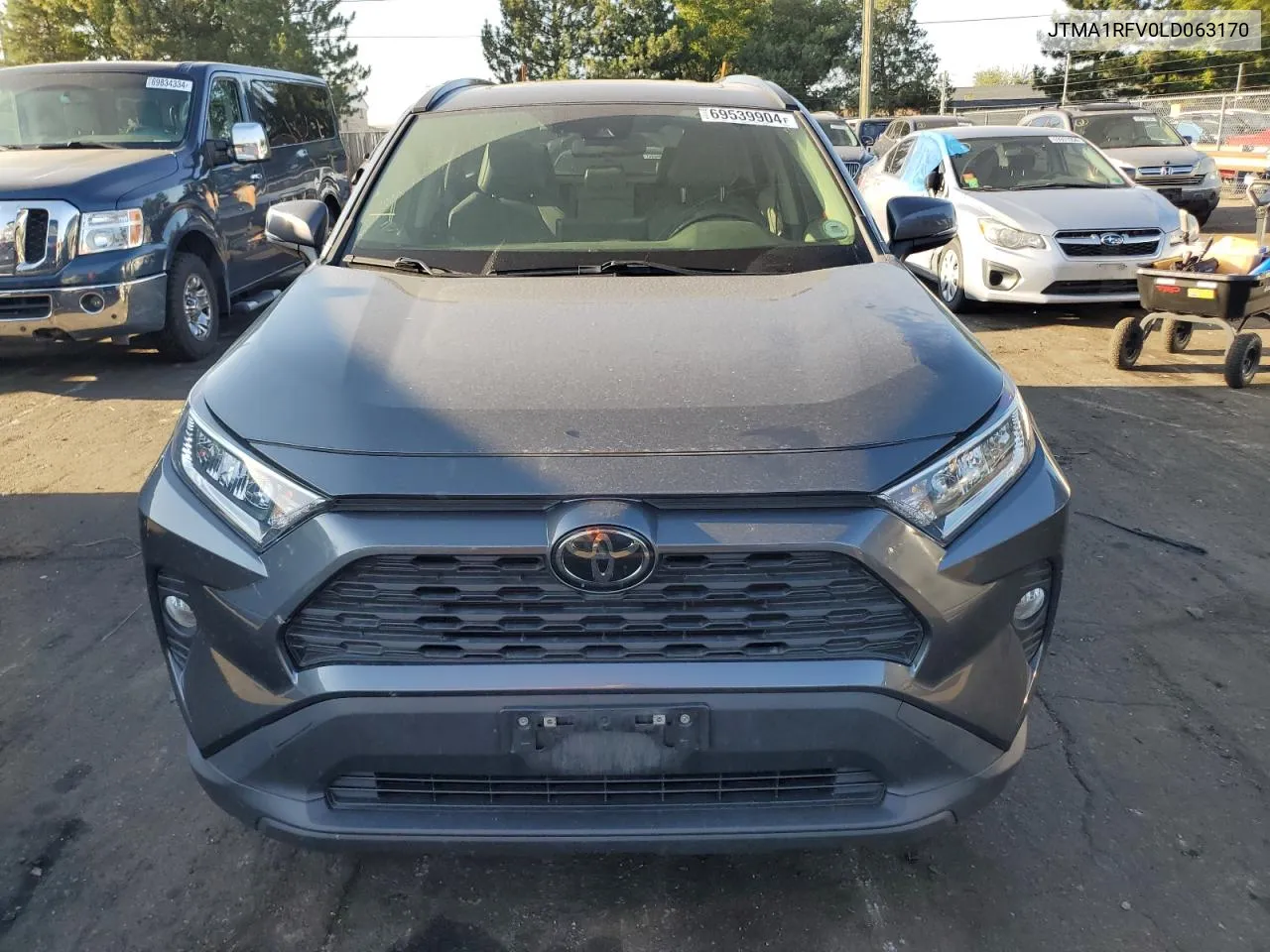 2020 Toyota Rav4 Xle Premium VIN: JTMA1RFV0LD063170 Lot: 69539904