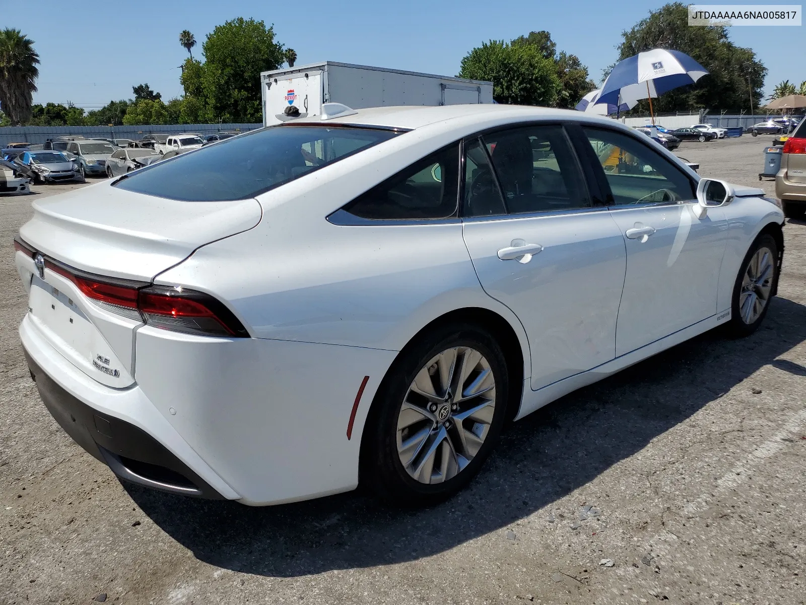 2022 Toyota Mirai Le VIN: JTDAAAAA6NA005817 Lot: 66425494