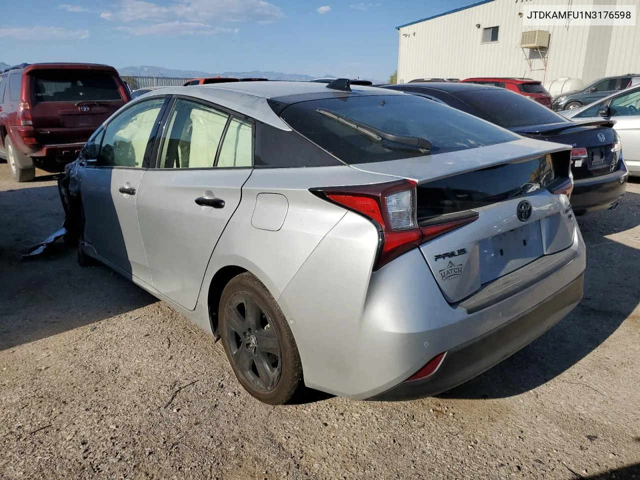 2022 Toyota Prius Night Shade VIN: JTDKAMFU1N3176598 Lot: 70886334