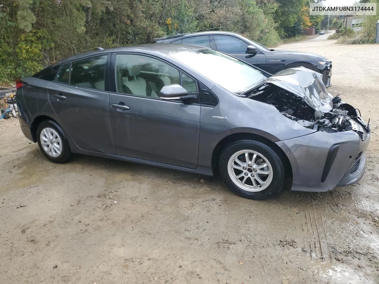 2022 Toyota Prius Night Shade VIN: JTDKAMFU8N3174444 Lot: 71539124