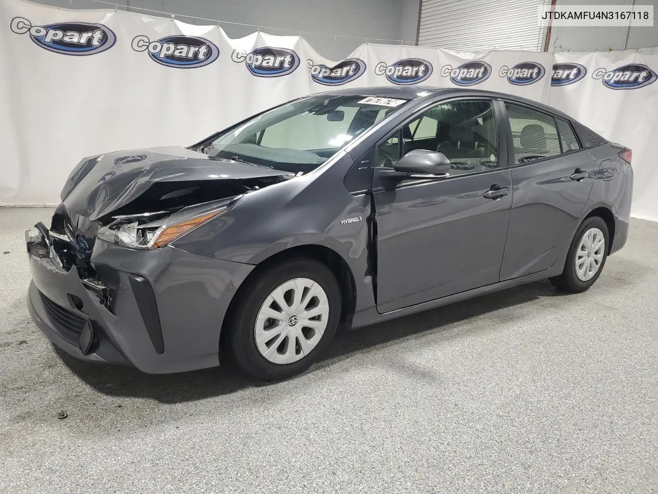 2022 Toyota Prius Night Shade VIN: JTDKAMFU4N3167118 Lot: 71678674