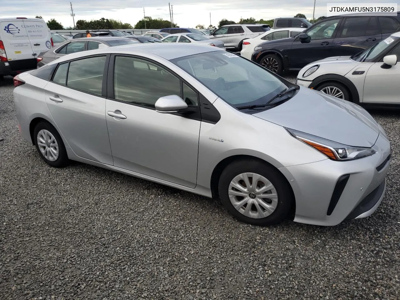 2022 Toyota Prius Night Shade VIN: JTDKAMFU5N3175809 Lot: 74248584