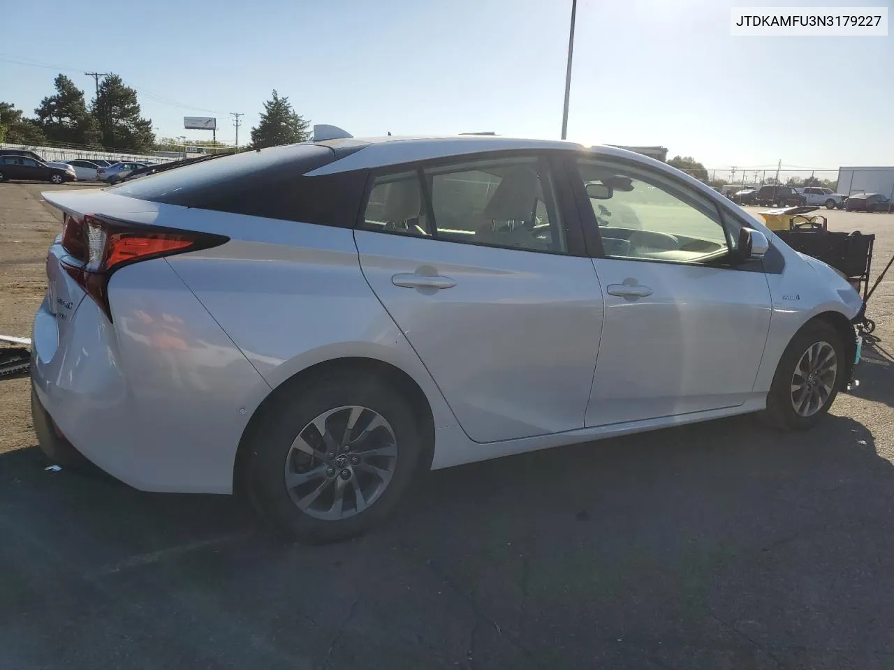 2022 Toyota Prius Night Shade VIN: JTDKAMFU3N3179227 Lot: 75299534