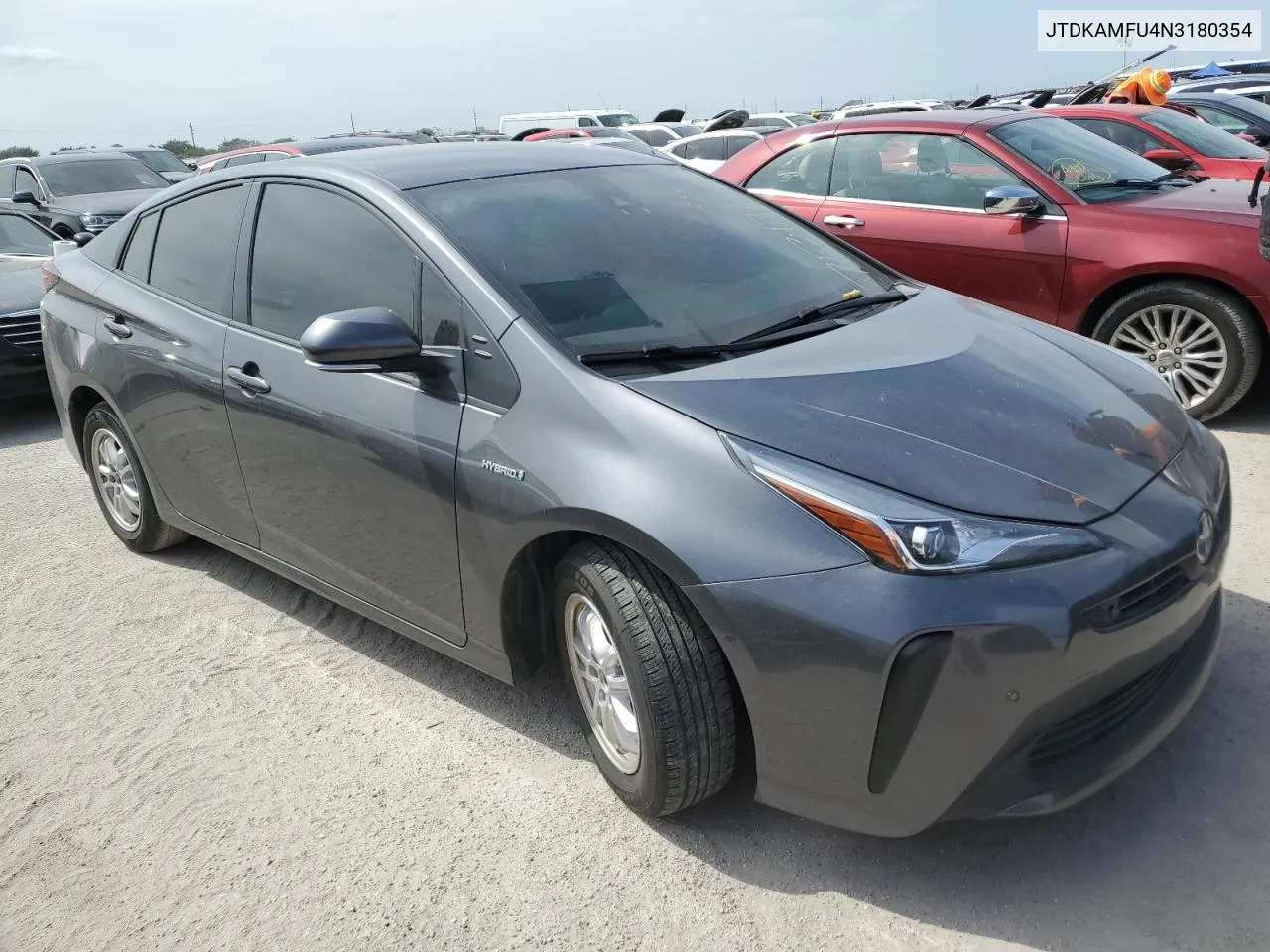 2022 Toyota Prius Night Shade VIN: JTDKAMFU4N3180354 Lot: 75367664