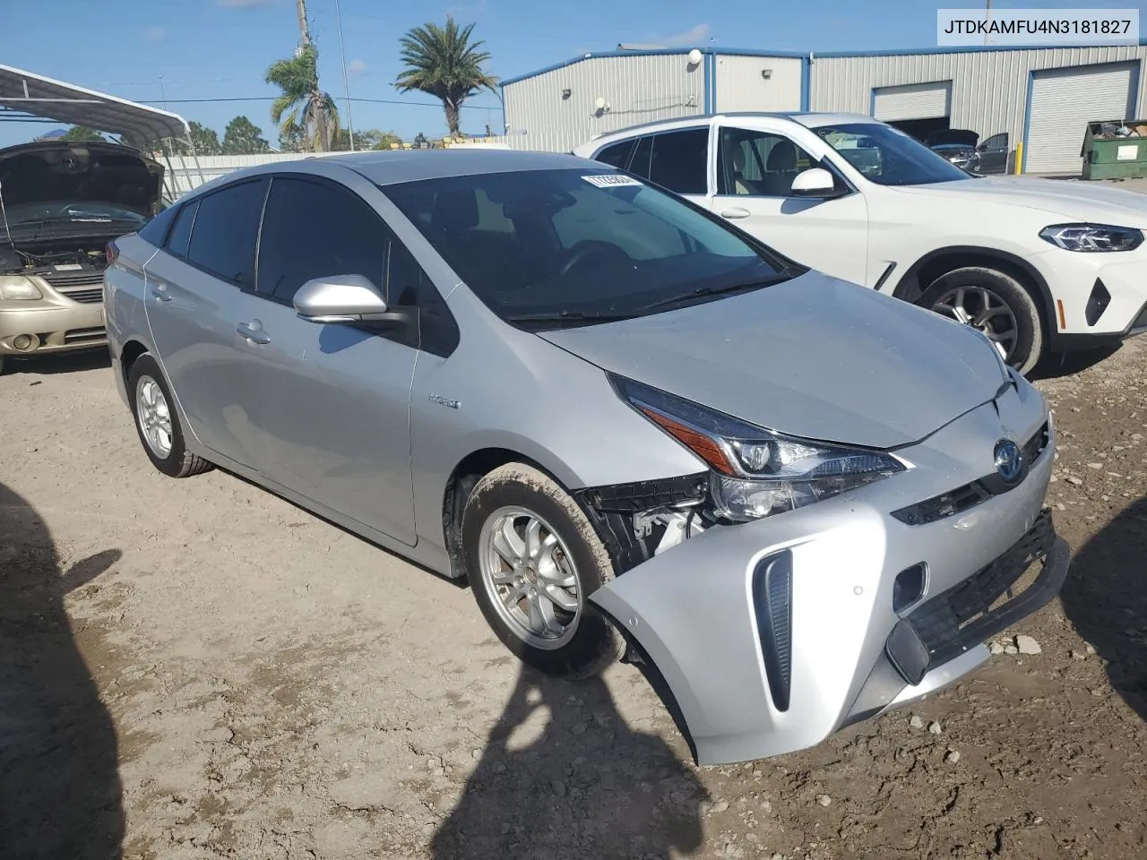 2022 Toyota Prius Night Shade VIN: JTDKAMFU4N3181827 Lot: 77225824