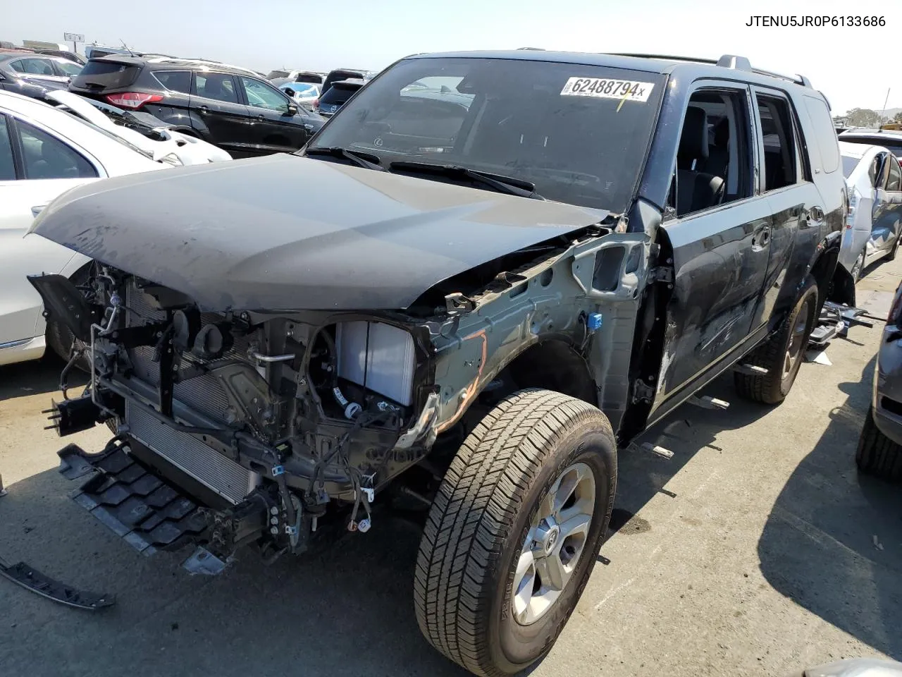 2023 Toyota 4Runner Se VIN: JTENU5JR0P6133686 Lot: 62488794