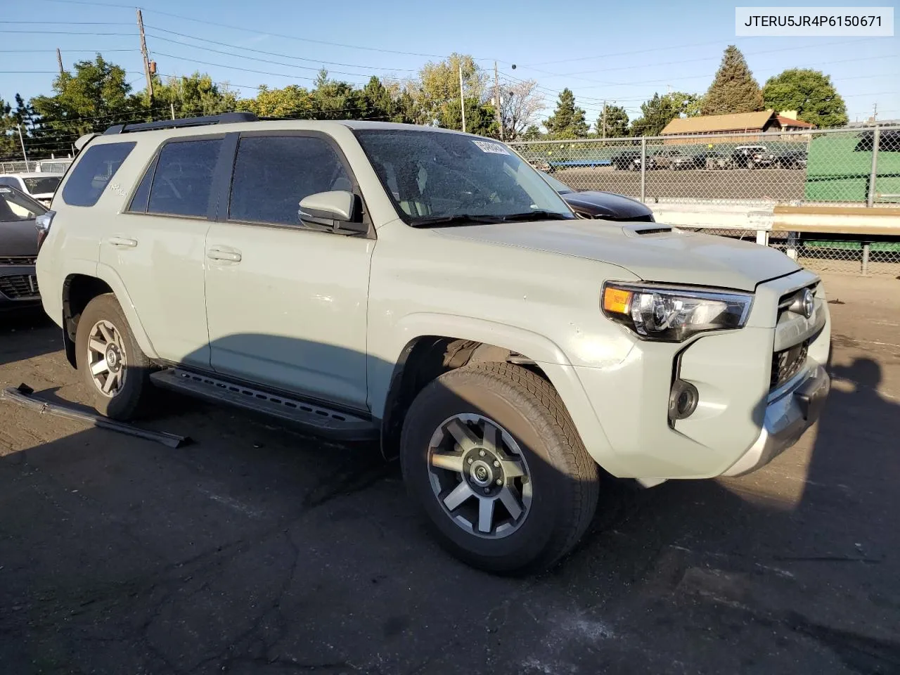 2023 Toyota 4Runner Se VIN: JTERU5JR4P6150671 Lot: 65488454