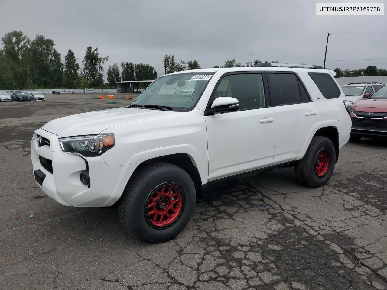 2023 Toyota 4Runner Se VIN: JTENU5JR8P6169738 Lot: 72222234