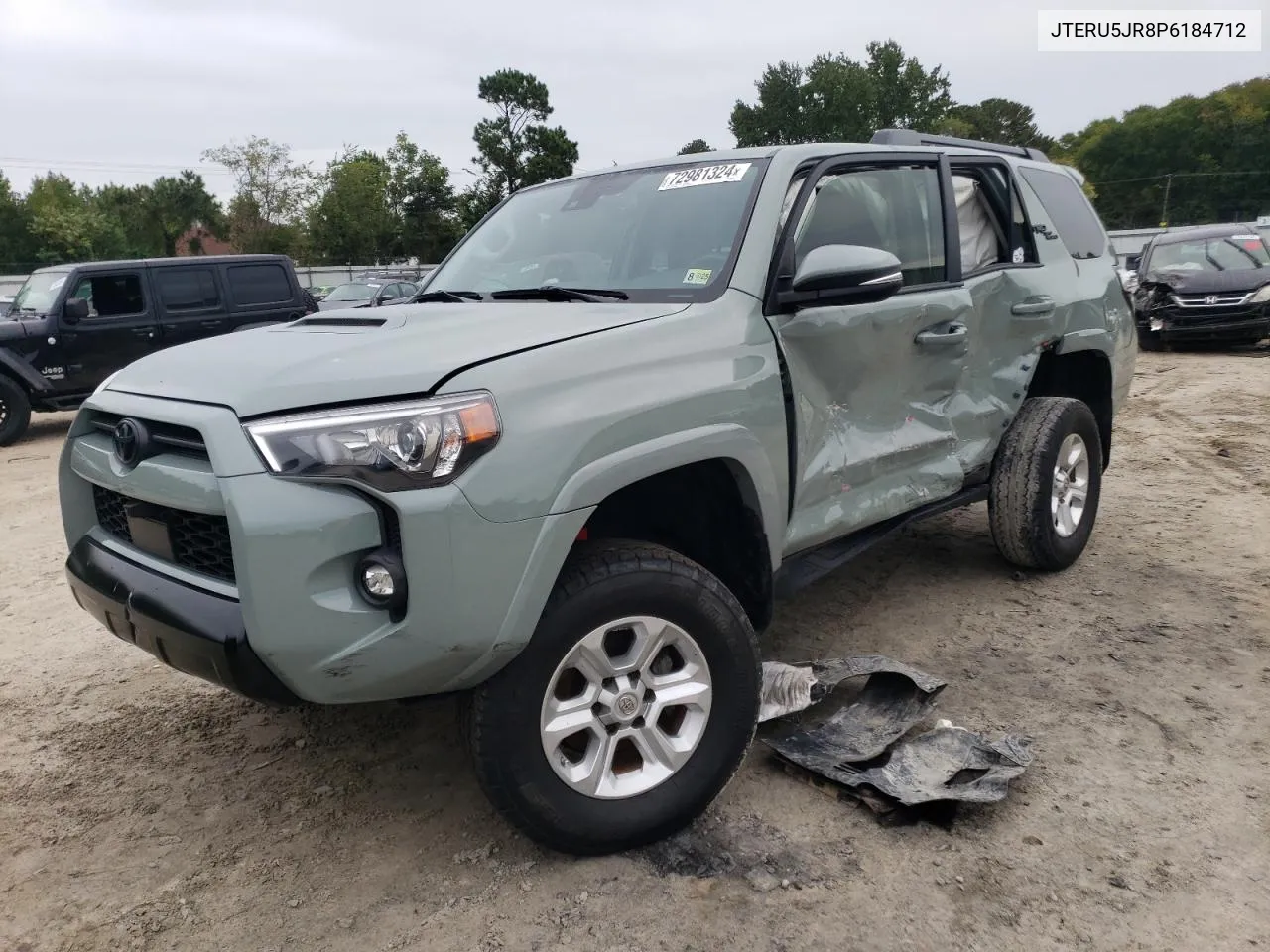 2023 Toyota 4Runner Se VIN: JTERU5JR8P6184712 Lot: 72981324