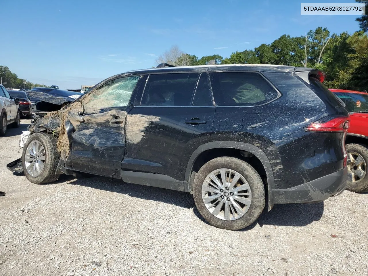 2024 Toyota Grand Highlander Xle VIN: 5TDAAAB52RS027792 Lot: 70631954