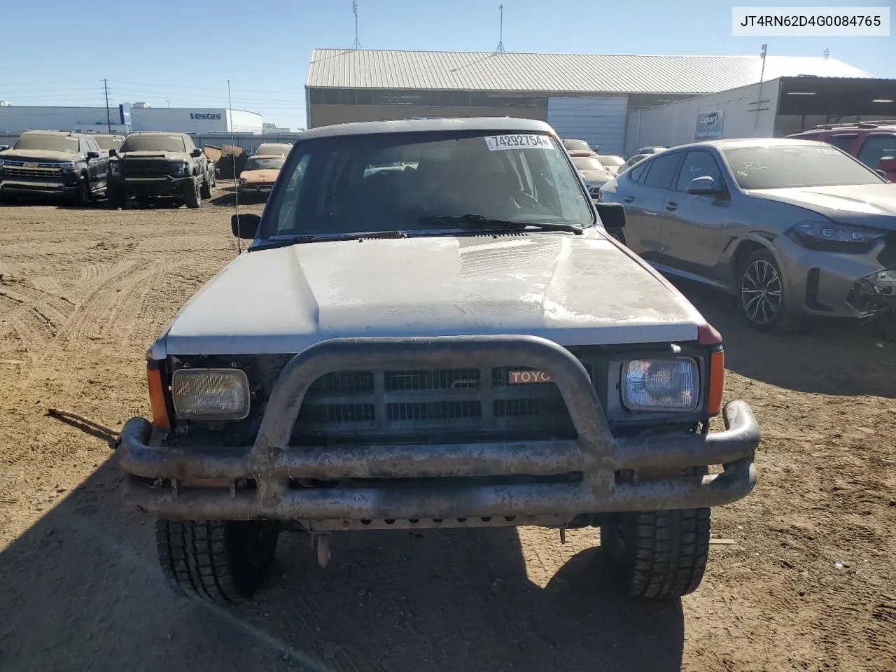 1986 Toyota 4Runner Rn60 VIN: JT4RN62D4G0084765 Lot: 74292754