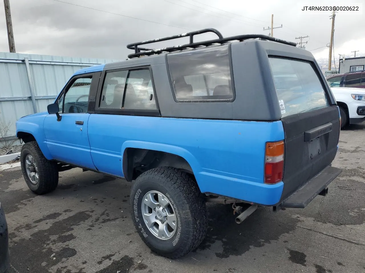 1986 Toyota 4Runner Rn60 VIN: JT4RN62D3G0020622 Lot: 78232624