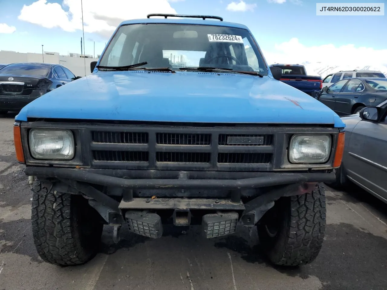 1986 Toyota 4Runner Rn60 VIN: JT4RN62D3G0020622 Lot: 78232624