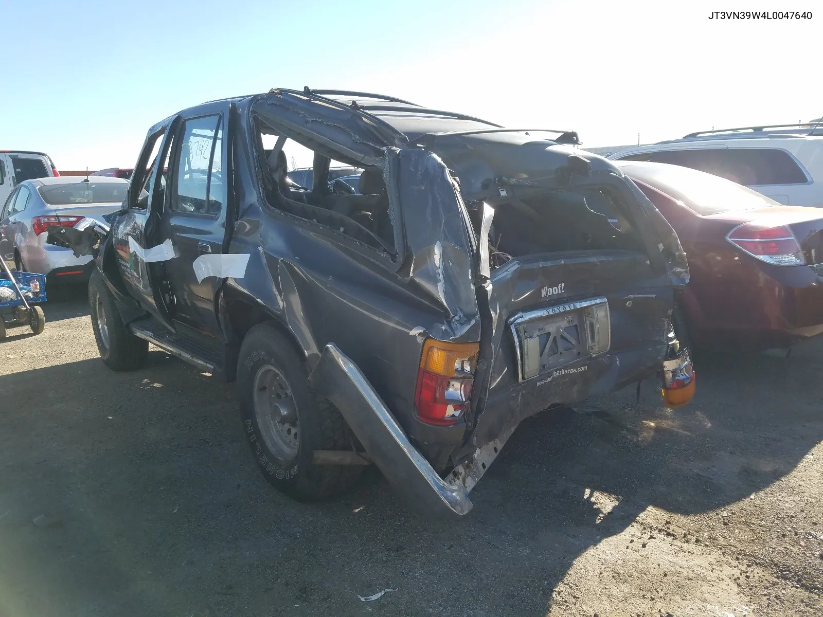 1990 Toyota 4Runner Vn39 Sr5 VIN: JT3VN39W4L0047640 Lot: 51418614