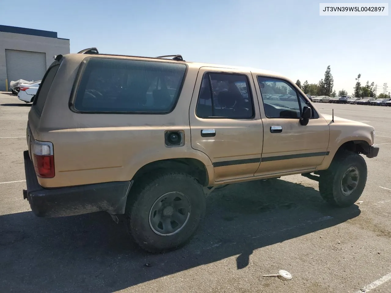 1990 Toyota 4Runner Vn39 Sr5 VIN: JT3VN39W5L0042897 Lot: 75093214