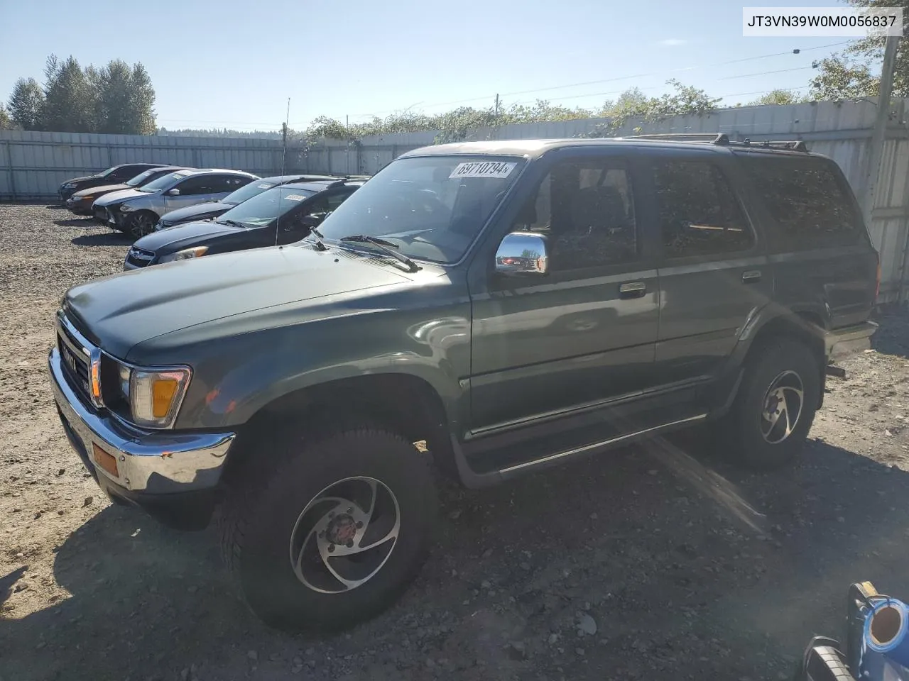 1991 Toyota 4Runner Vn39 Sr5 VIN: JT3VN39W0M0056837 Lot: 69710794