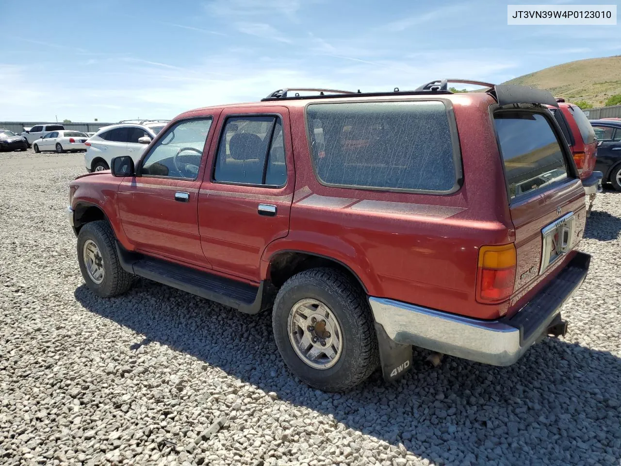 1993 Toyota 4Runner Vn39 Sr5 VIN: JT3VN39W4P0123010 Lot: 47321884