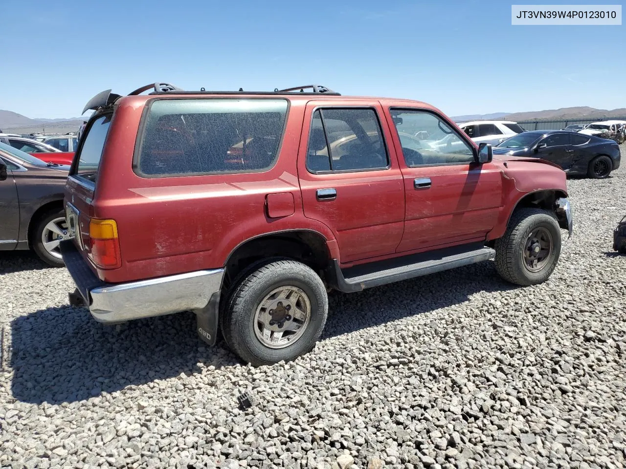 1993 Toyota 4Runner Vn39 Sr5 VIN: JT3VN39W4P0123010 Lot: 47321884