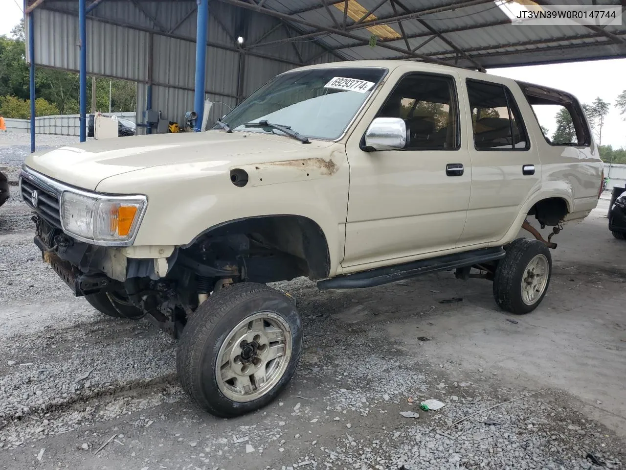 1994 Toyota 4Runner Vn39 Sr5 VIN: JT3VN39W0R0147744 Lot: 69293774