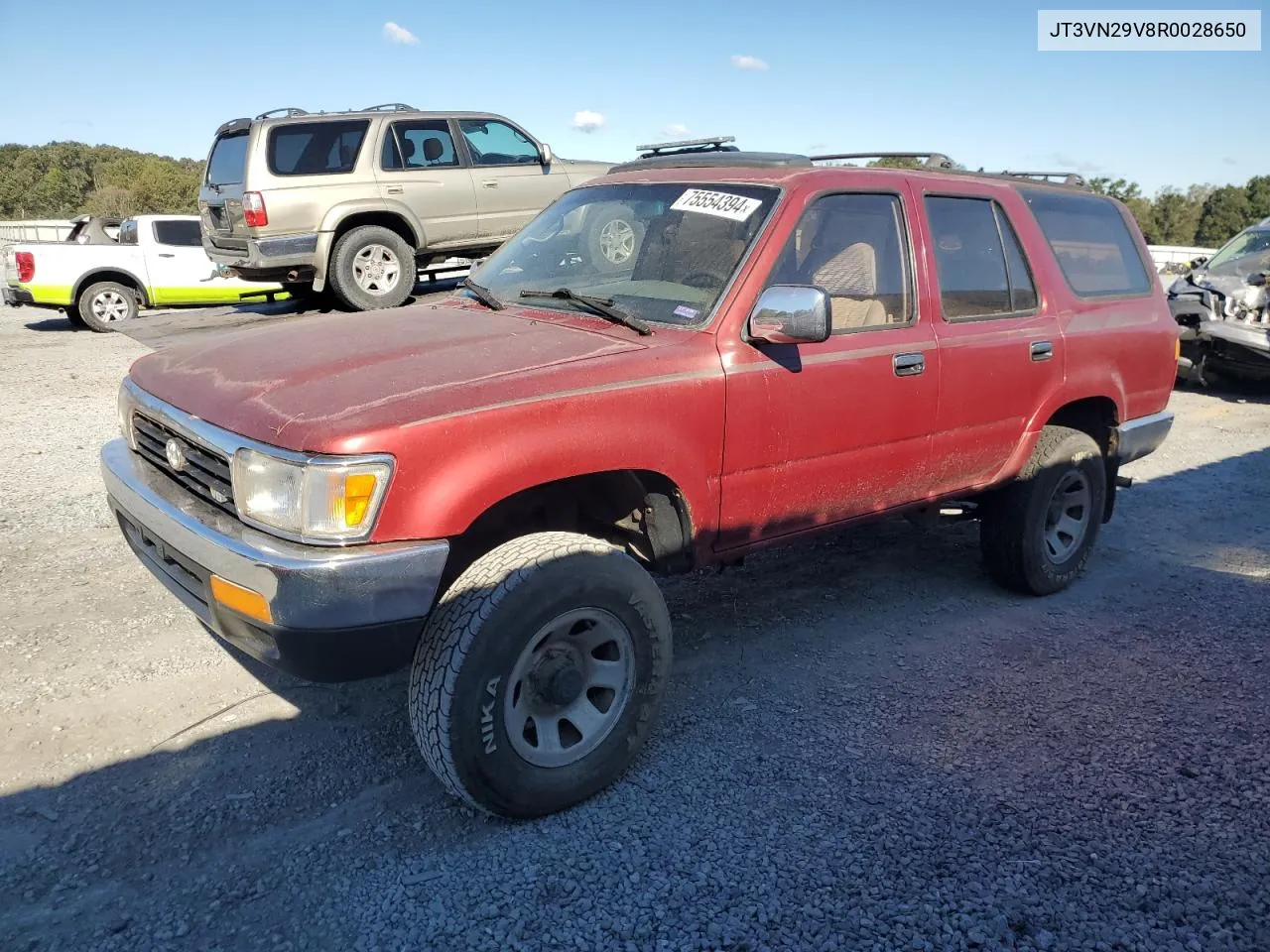 1994 Toyota 4Runner Vn29 Sr5 VIN: JT3VN29V8R0028650 Lot: 75554394