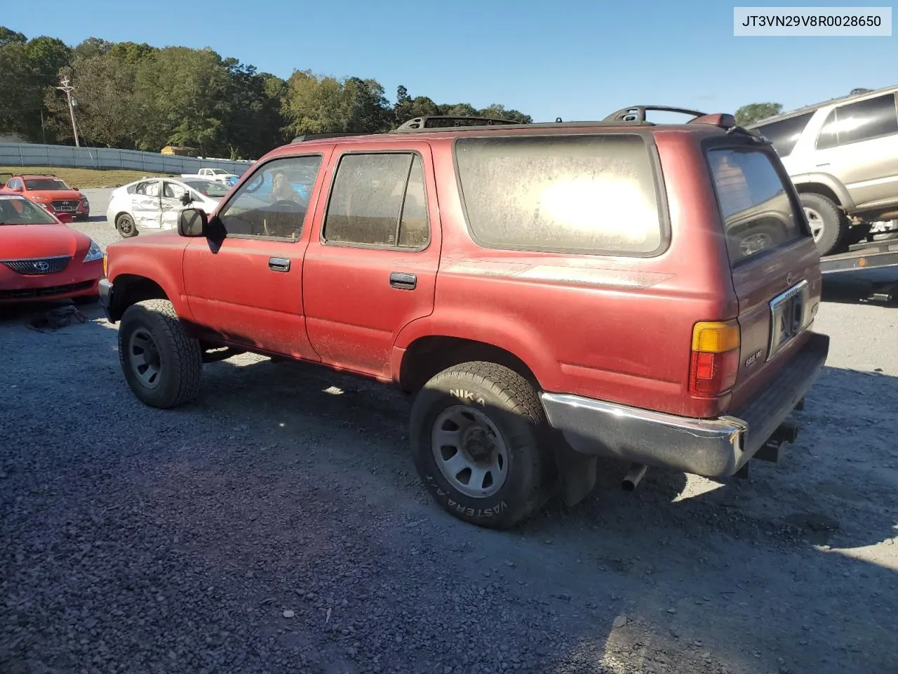 1994 Toyota 4Runner Vn29 Sr5 VIN: JT3VN29V8R0028650 Lot: 75554394