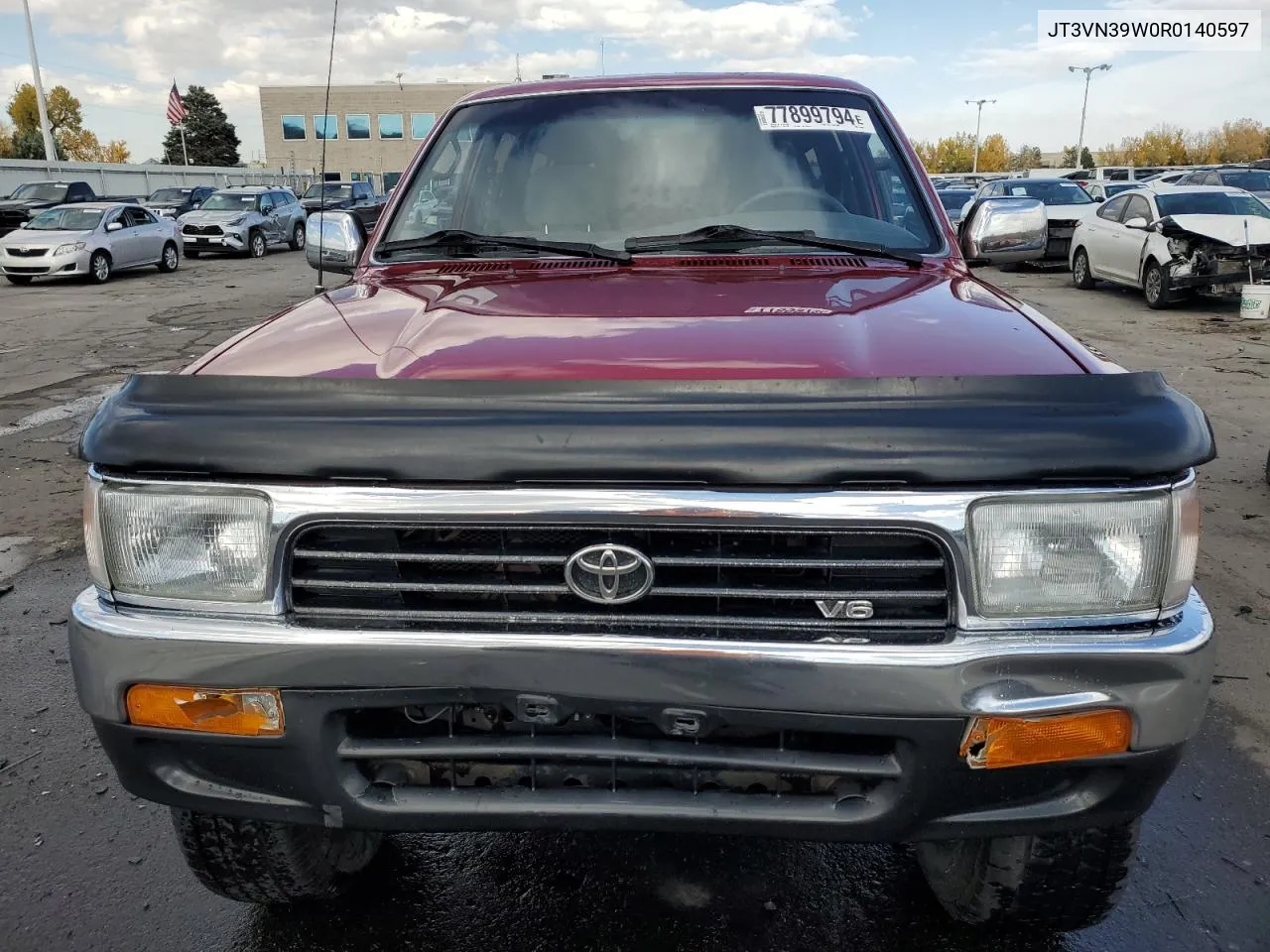 1994 Toyota 4Runner Vn39 Sr5 VIN: JT3VN39W0R0140597 Lot: 77899794