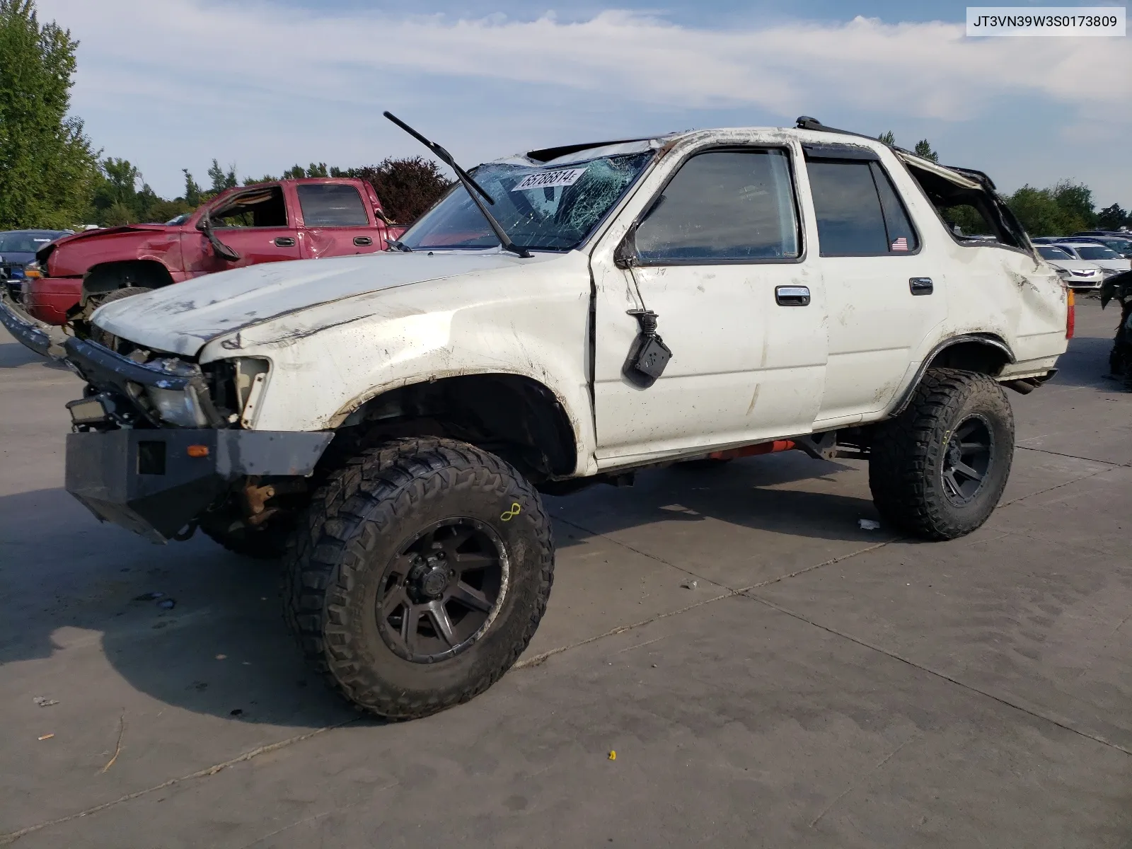 1995 Toyota 4Runner Vn39 Sr5 VIN: JT3VN39W3S0173809 Lot: 65786814