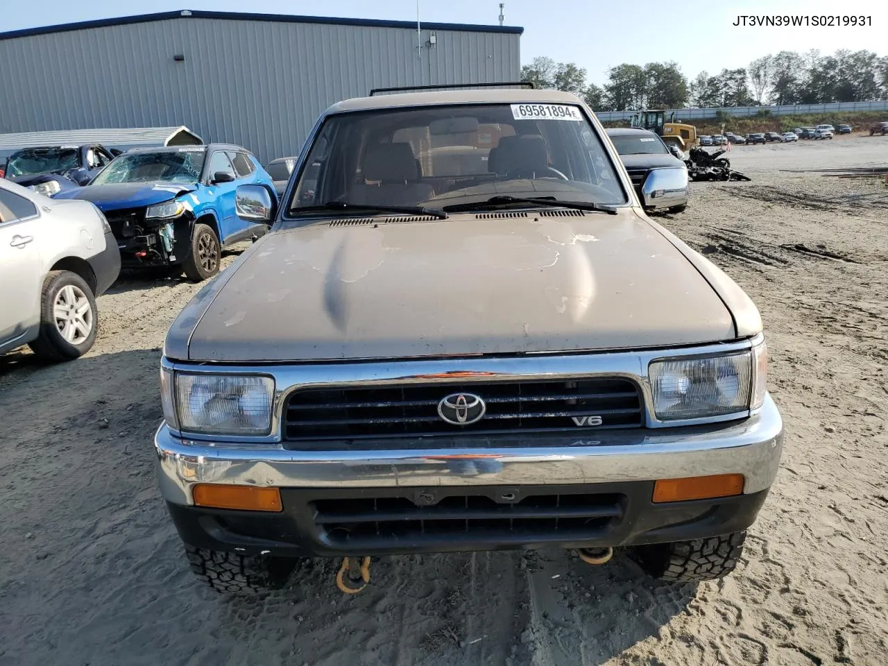 1995 Toyota 4Runner Vn39 Sr5 VIN: JT3VN39W1S0219931 Lot: 69581894