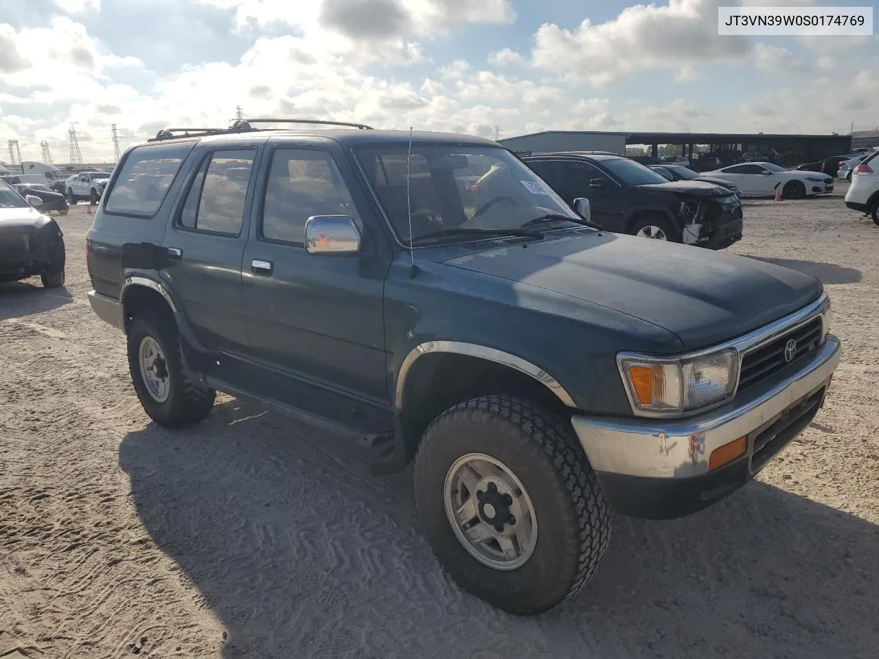 1995 Toyota 4Runner Vn39 Sr5 VIN: JT3VN39W0S0174769 Lot: 72465804