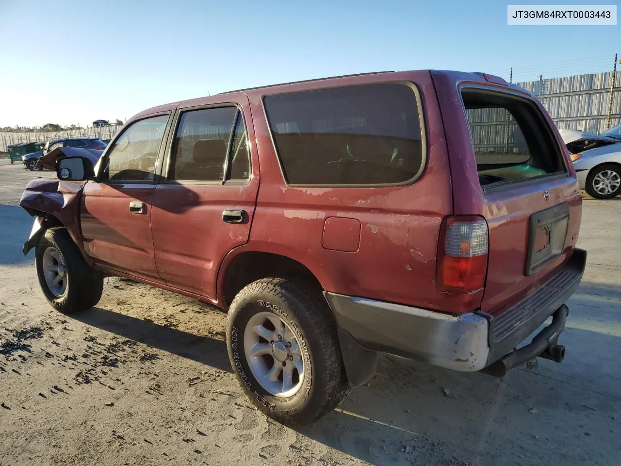 1996 Toyota 4Runner VIN: JT3GM84RXT0003443 Lot: 68033014