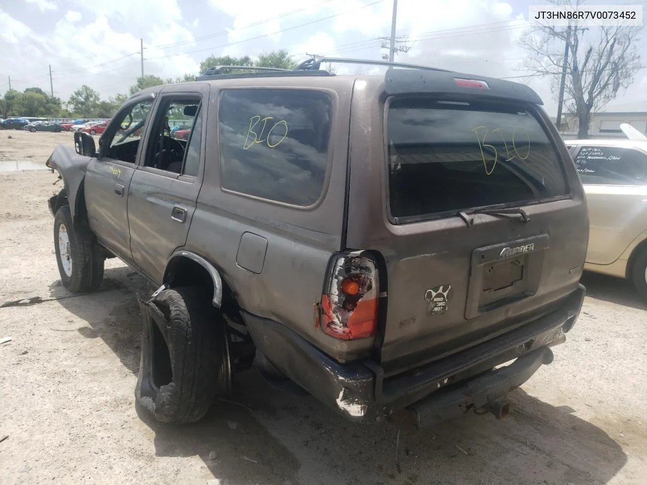 1997 Toyota 4Runner Sr5 VIN: JT3HN86R7V0073452 Lot: 53610642