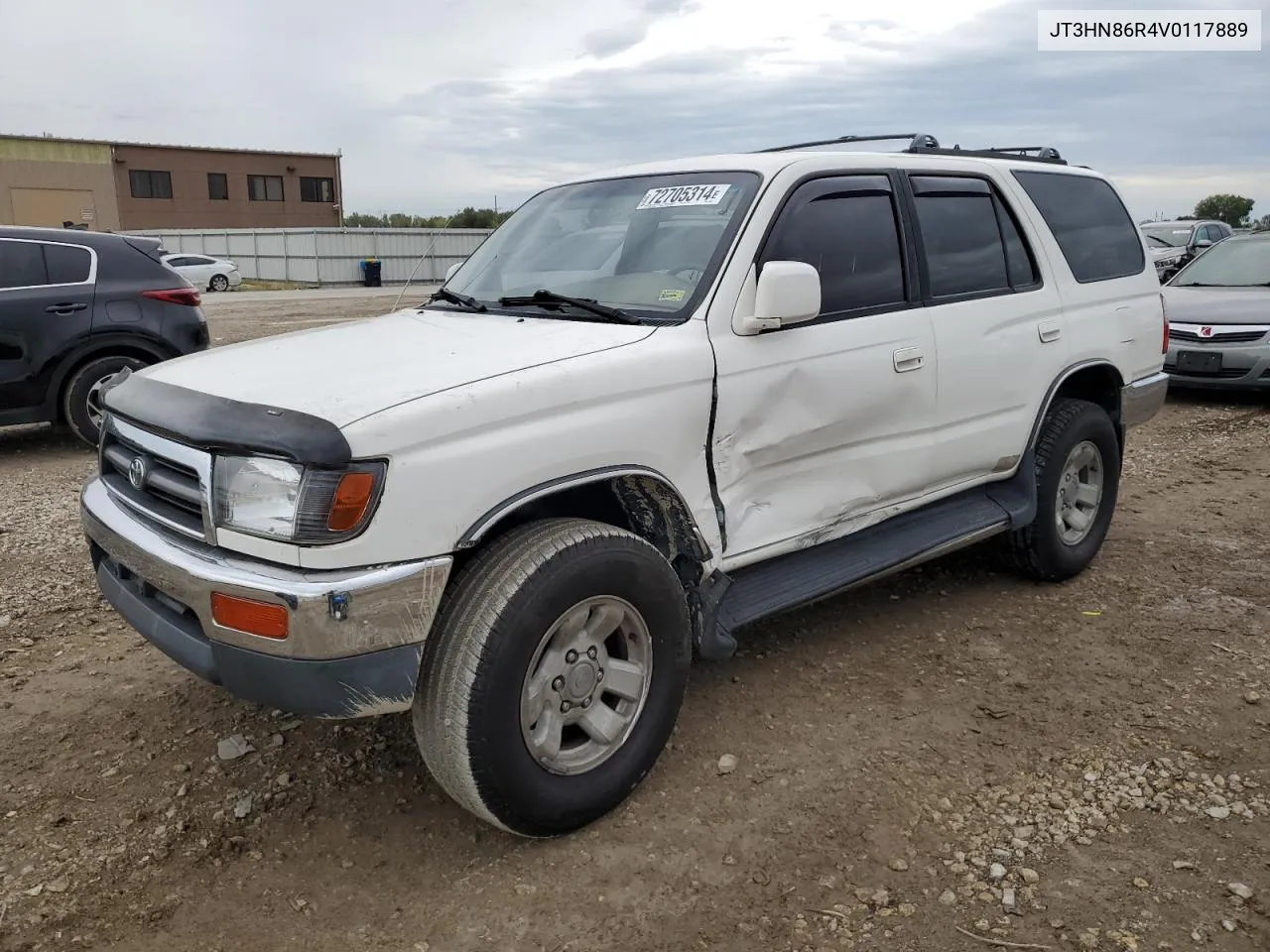 1997 Toyota 4Runner Sr5 VIN: JT3HN86R4V0117889 Lot: 72705314