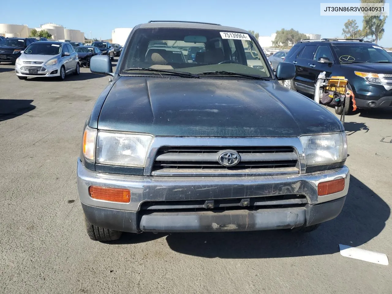 1997 Toyota 4Runner Sr5 VIN: JT3GN86R3V0040931 Lot: 75139964