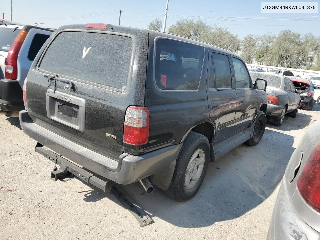 1998 Toyota 4Runner VIN: JT3GM84RXW0031876 Lot: 62696404