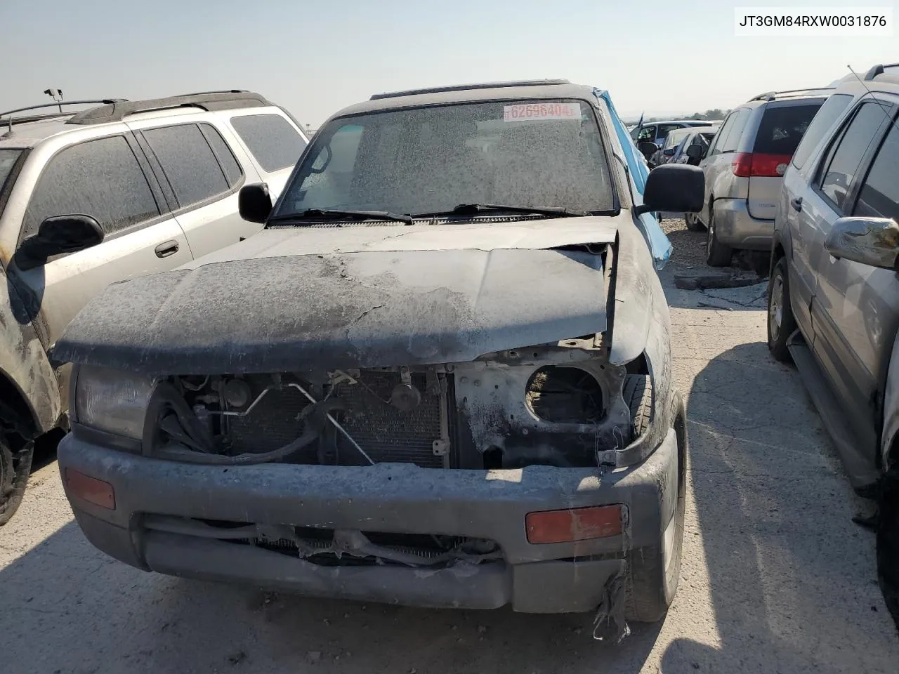 1998 Toyota 4Runner VIN: JT3GM84RXW0031876 Lot: 62696404