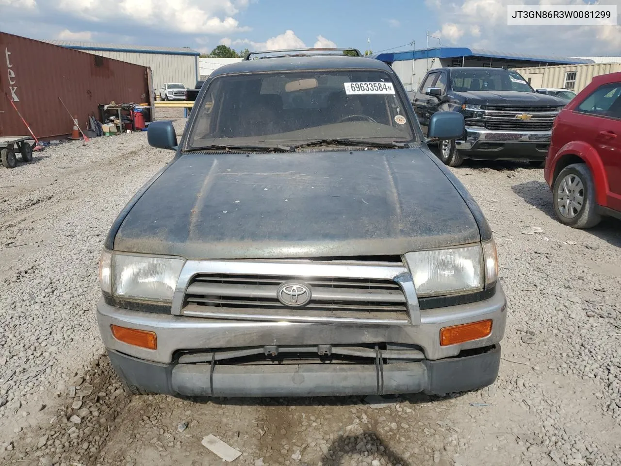 1998 Toyota 4Runner Sr5 VIN: JT3GN86R3W0081299 Lot: 69633584