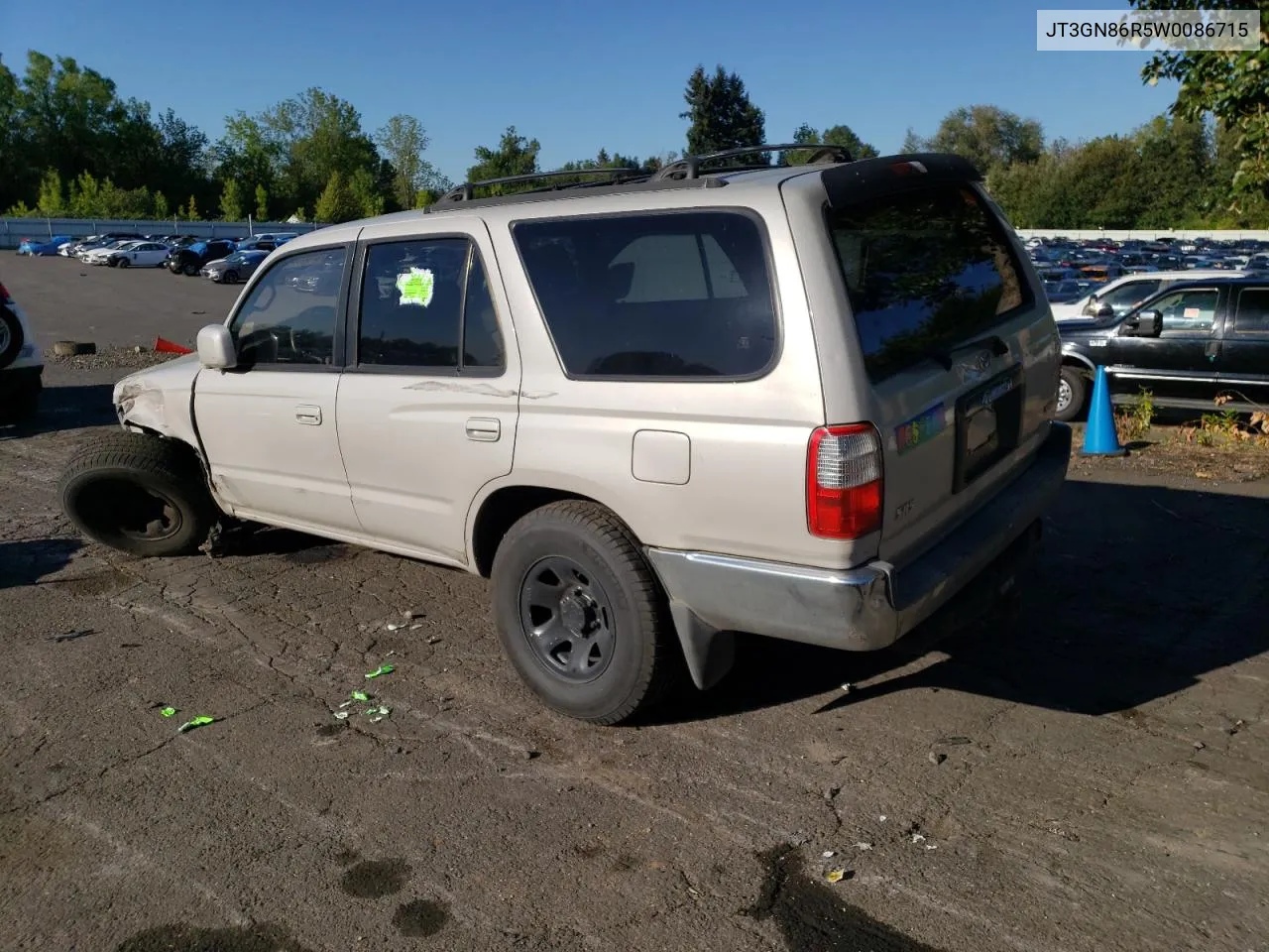 1998 Toyota 4Runner Sr5 VIN: JT3GN86R5W0086715 Lot: 69875894