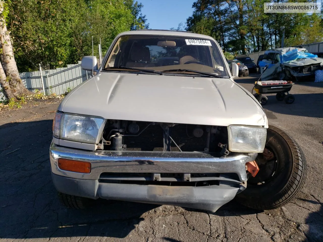 1998 Toyota 4Runner Sr5 VIN: JT3GN86R5W0086715 Lot: 69875894