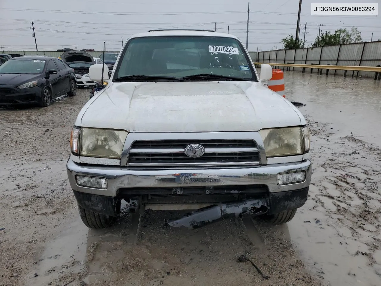 1998 Toyota 4Runner Sr5 VIN: JT3GN86R3W0083294 Lot: 70076224